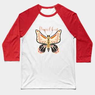 Papillon Butterfly Baseball T-Shirt